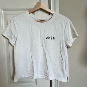 Abercrombie cropped chill tee